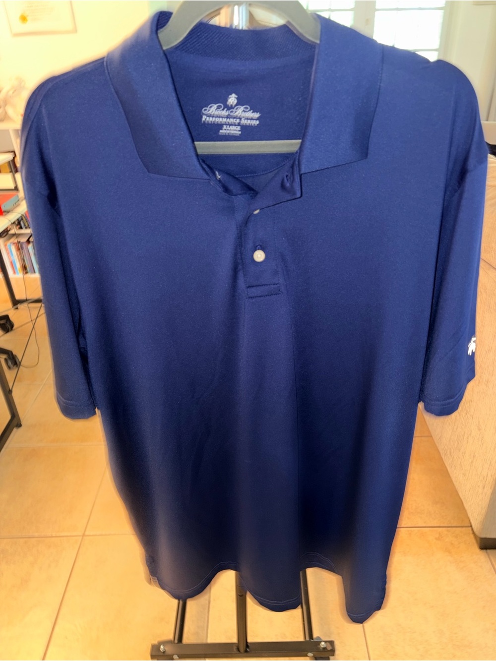 Brooks Brothers Navy Performance Polo Shirt